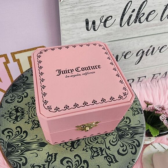 💖 NWT Juicy Couture Rhinestone Charm Wrist Watch CHOOSE #7244 💖 - Picture 6 of 6